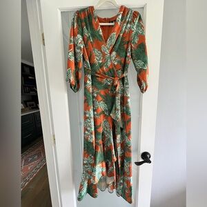Sam Edelman Floral Wrap Dress~size 8